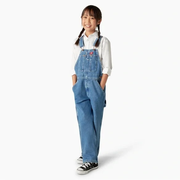 Dickies Kids Denim Overalls, M (10/12), MSRP $40 - Picture 11 of 13